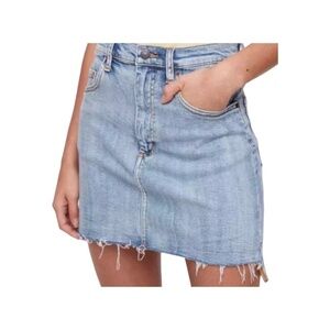 Aritzia Wilfred Free Denim Mini Skirt Size 0